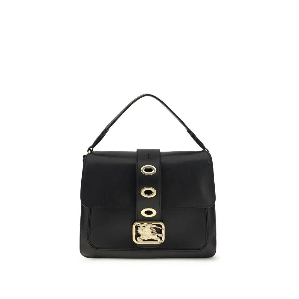 Sac à bandoulière Burberry noir en agneau Ovis Aries Aries
