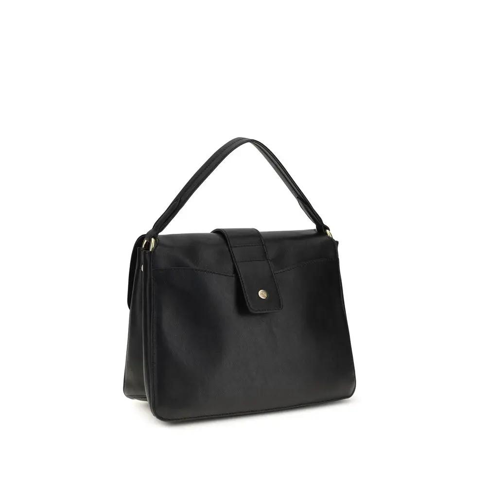 Sac à bandoulière Burberry noir en agneau Ovis Aries Aries