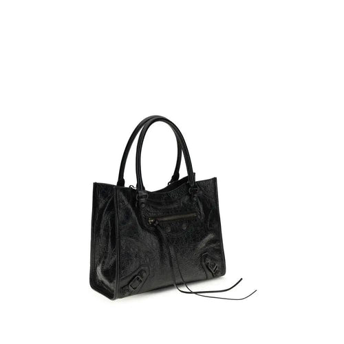 Balenciaga Black Lamb Ovis Aries Aries Shoulder Bag