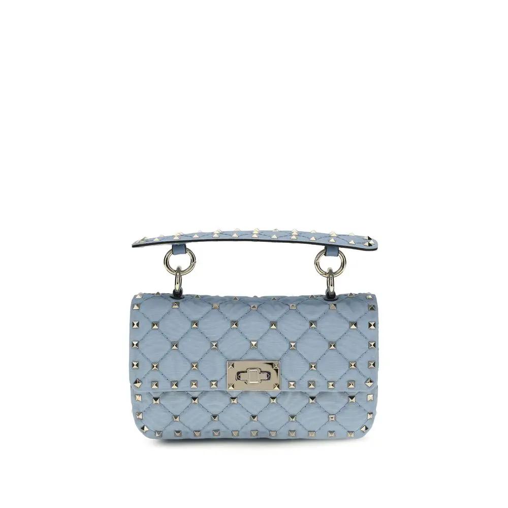 Sac à bandoulière Valentino Garavani bleu en agneau Ovis Aries