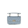 Sac à bandoulière Valentino Garavani bleu en agneau Ovis Aries