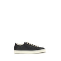 Baskets basses Brunello Cucinelli Bos Taurus en cuir de veau noir