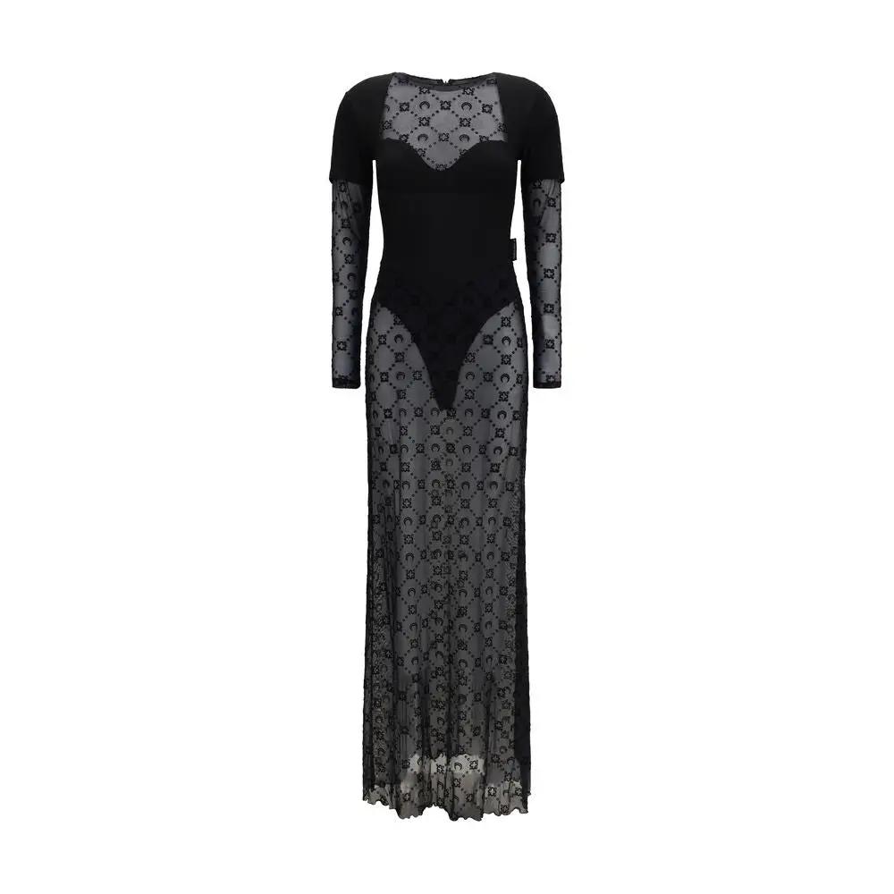 Marine Serre Marine Serre Black Polyamide Jumpsuit