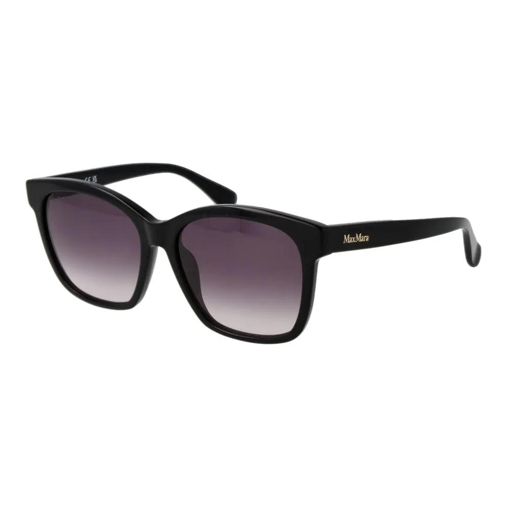 Lunettes de soleil Max Mara en acétate noir