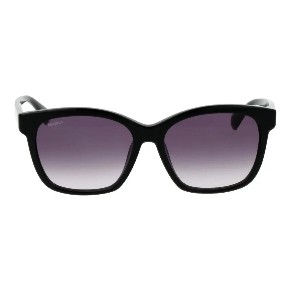 Lunettes de soleil Max Mara en acétate noir