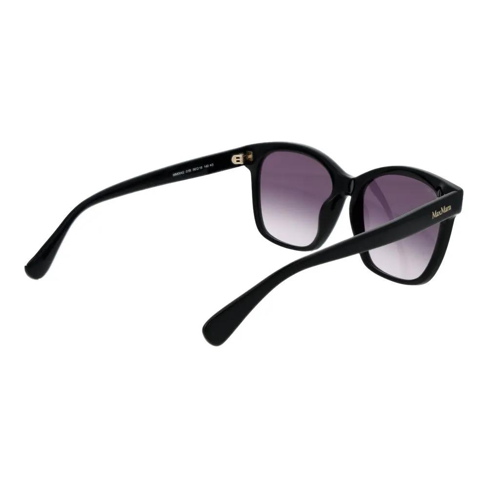 Lunettes de soleil Max Mara en acétate noir
