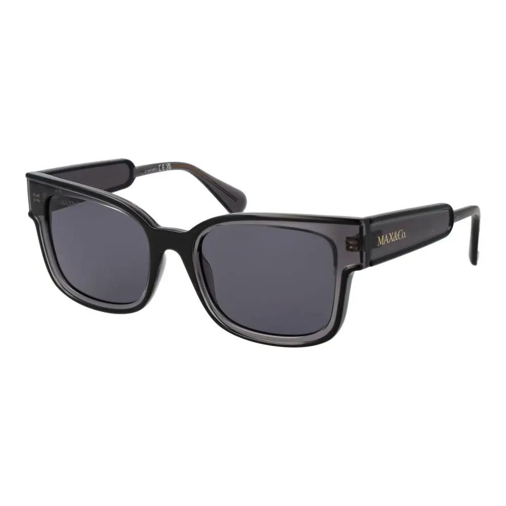 Lunettes de soleil en plastique noir Max & Co