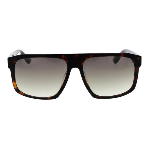 Lunettes de soleil en plastique marron BMW