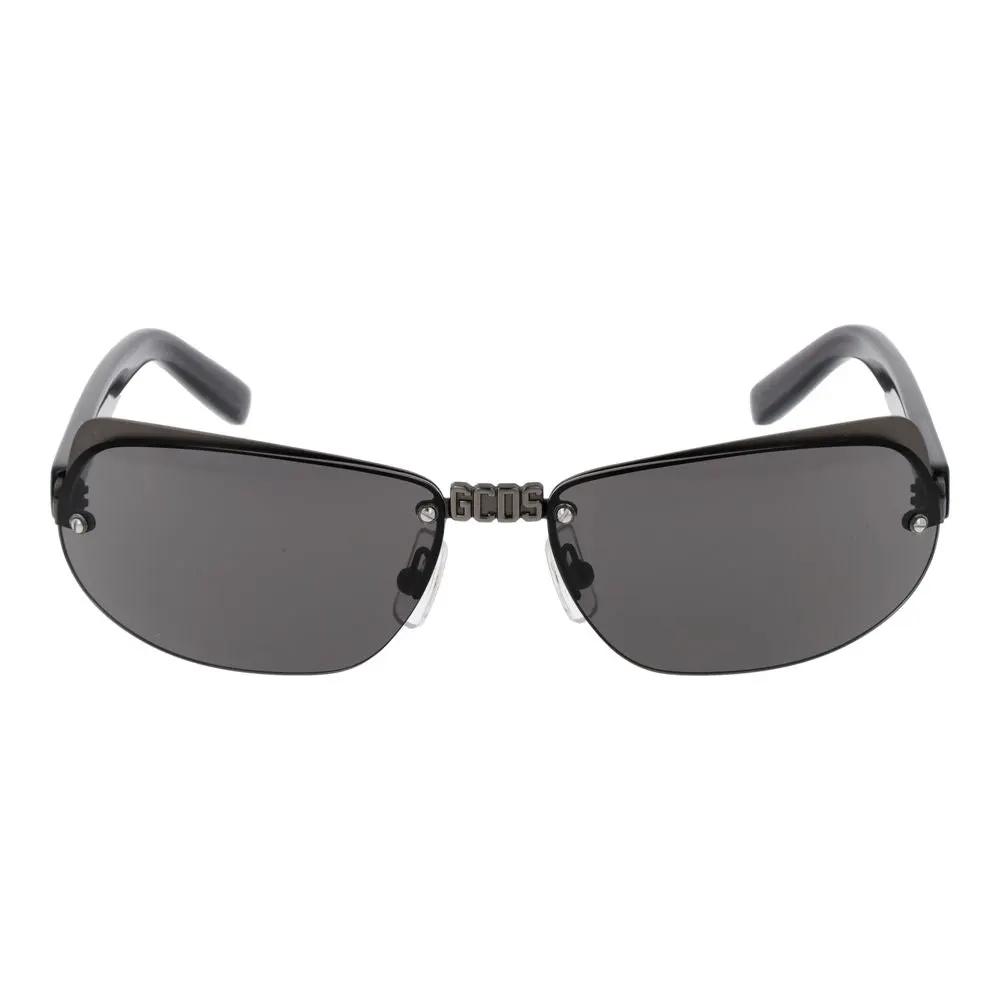 Lunettes de soleil en plastique grises GCDS