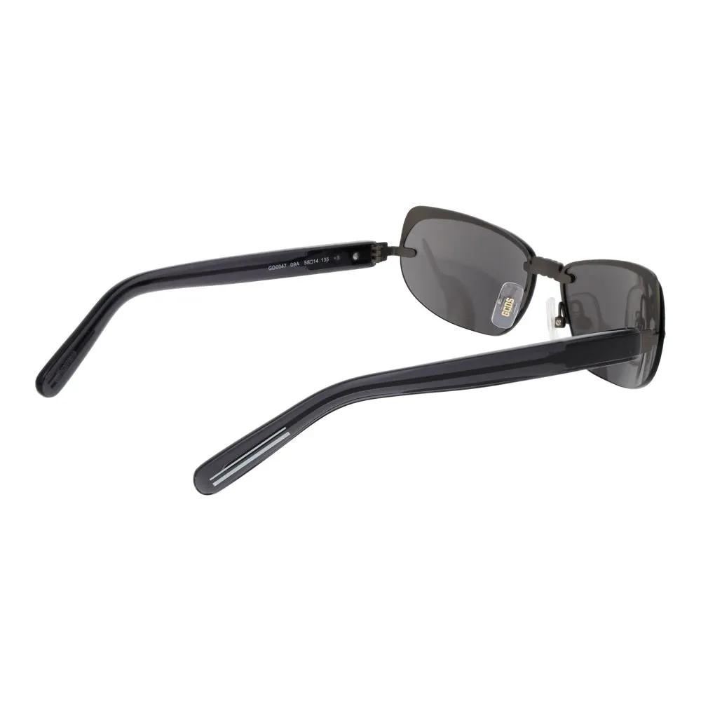 Lunettes de soleil en plastique grises GCDS