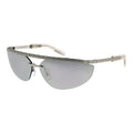 Lunettes de soleil en métal argenté GCDS