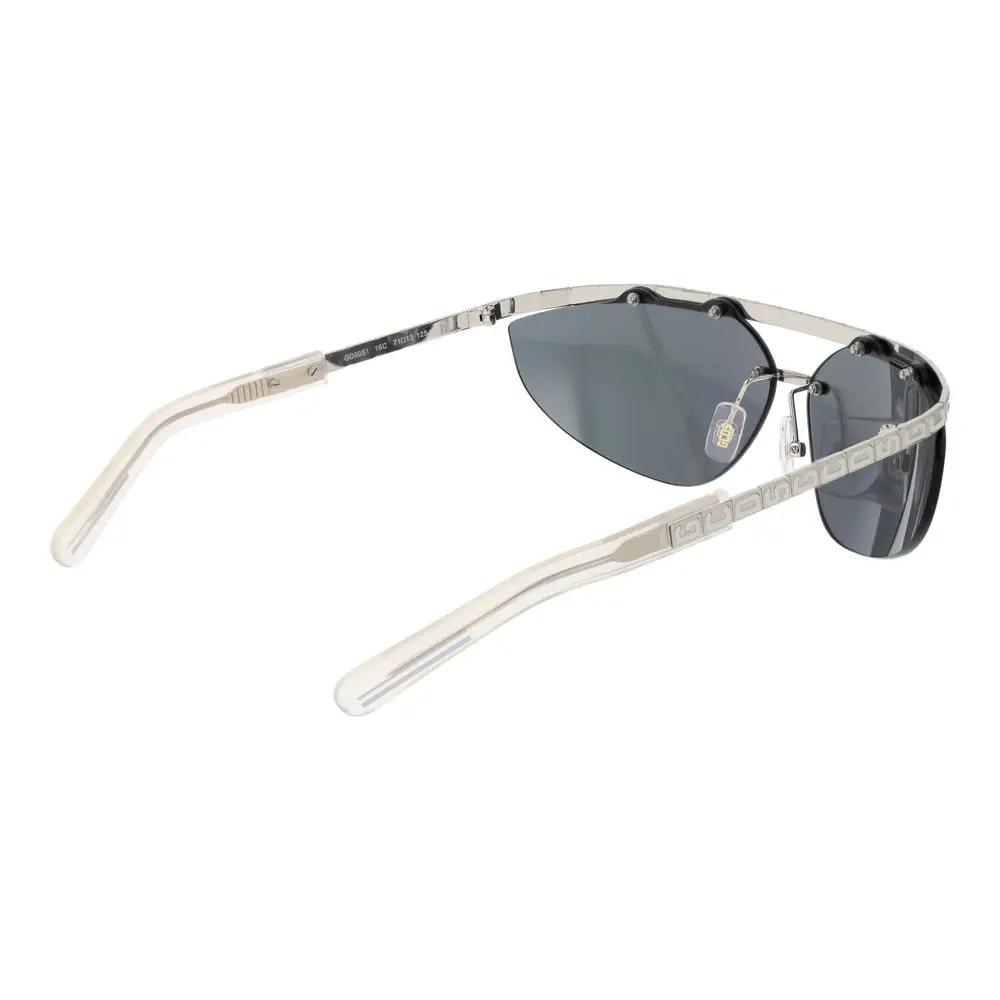 Lunettes de soleil en métal argenté GCDS