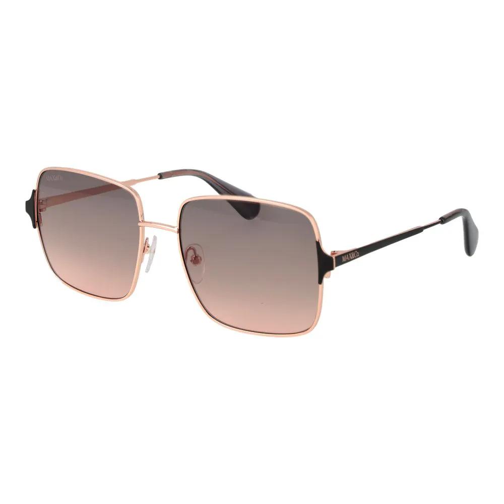 Lunettes de soleil Max &amp; Co en métal doré rose