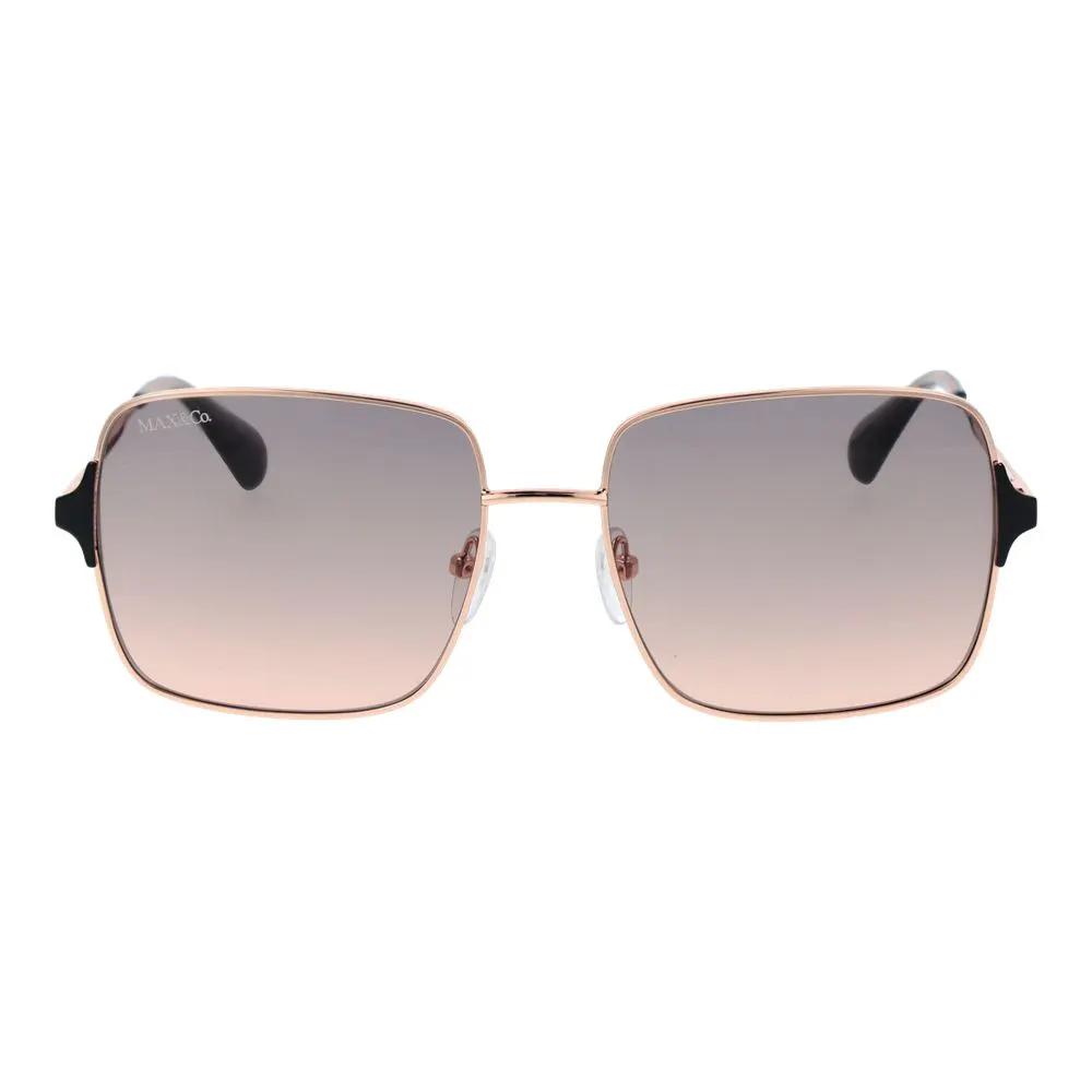 Lunettes de soleil Max &amp; Co en métal doré rose