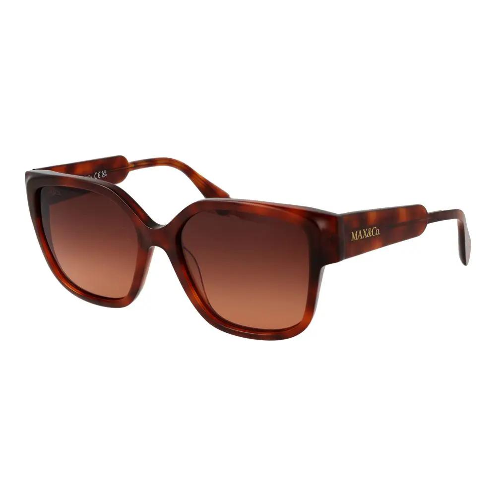 Lunettes de soleil en plastique marron Max &amp; Co