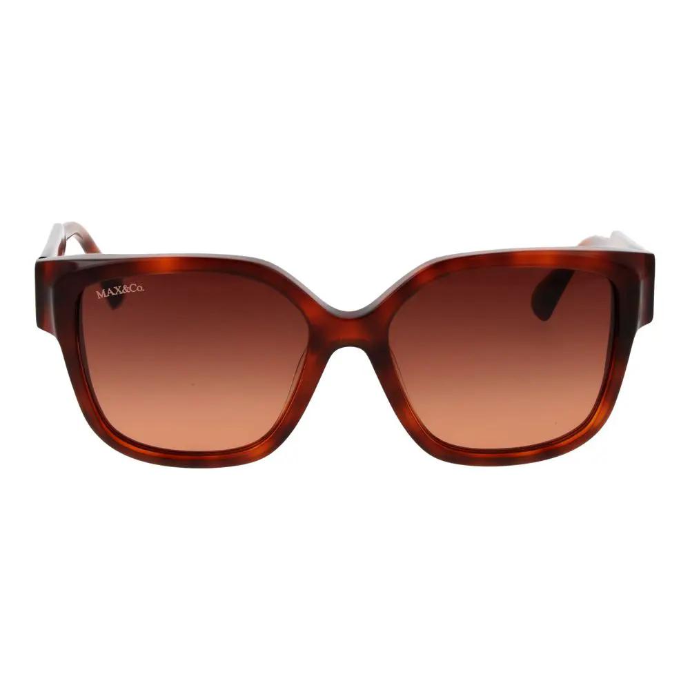 Lunettes de soleil en plastique marron Max &amp; Co