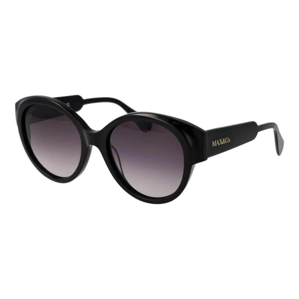 Lunettes de soleil en plastique noir Max & Co