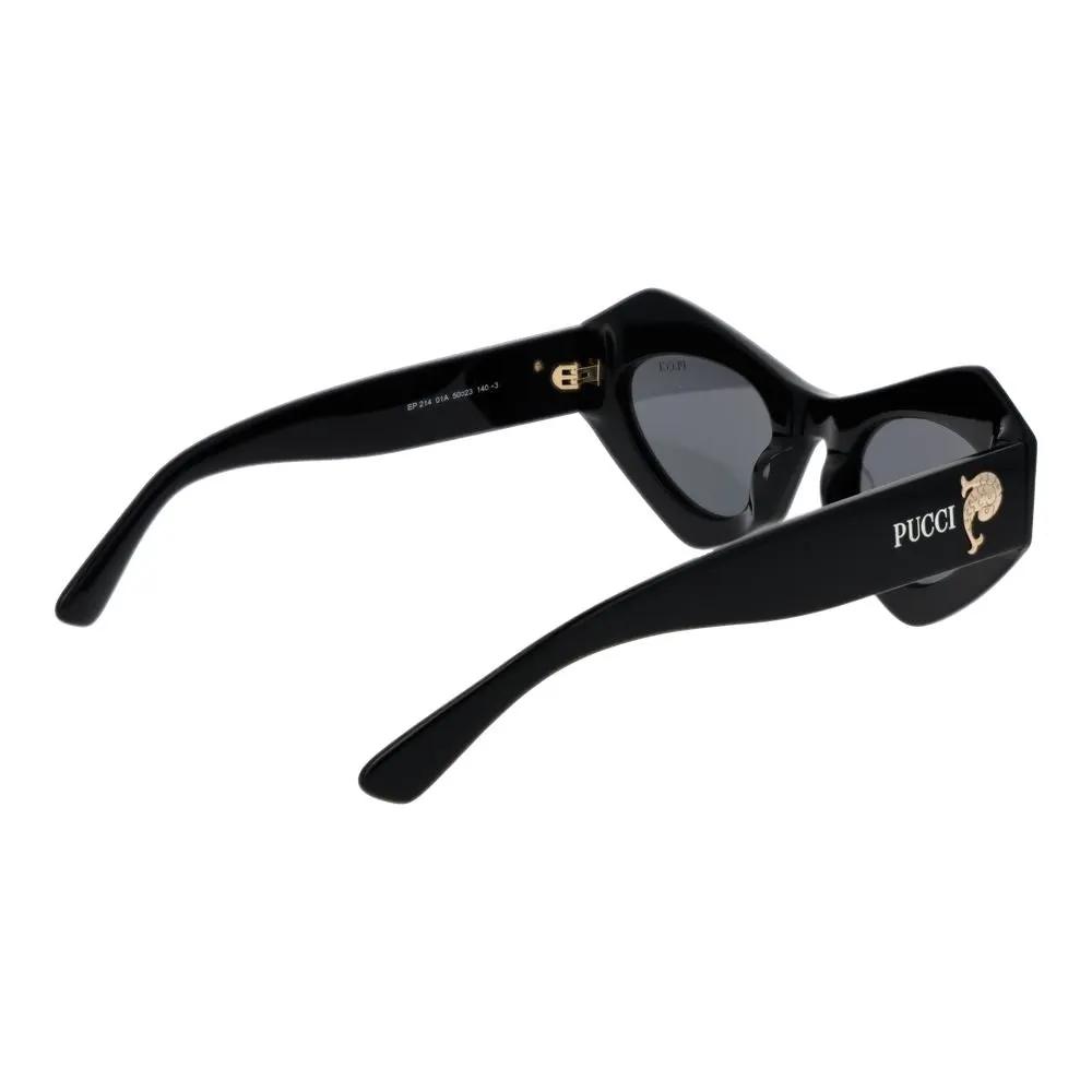 Emilio Pucci Black Plastic Sunglasses