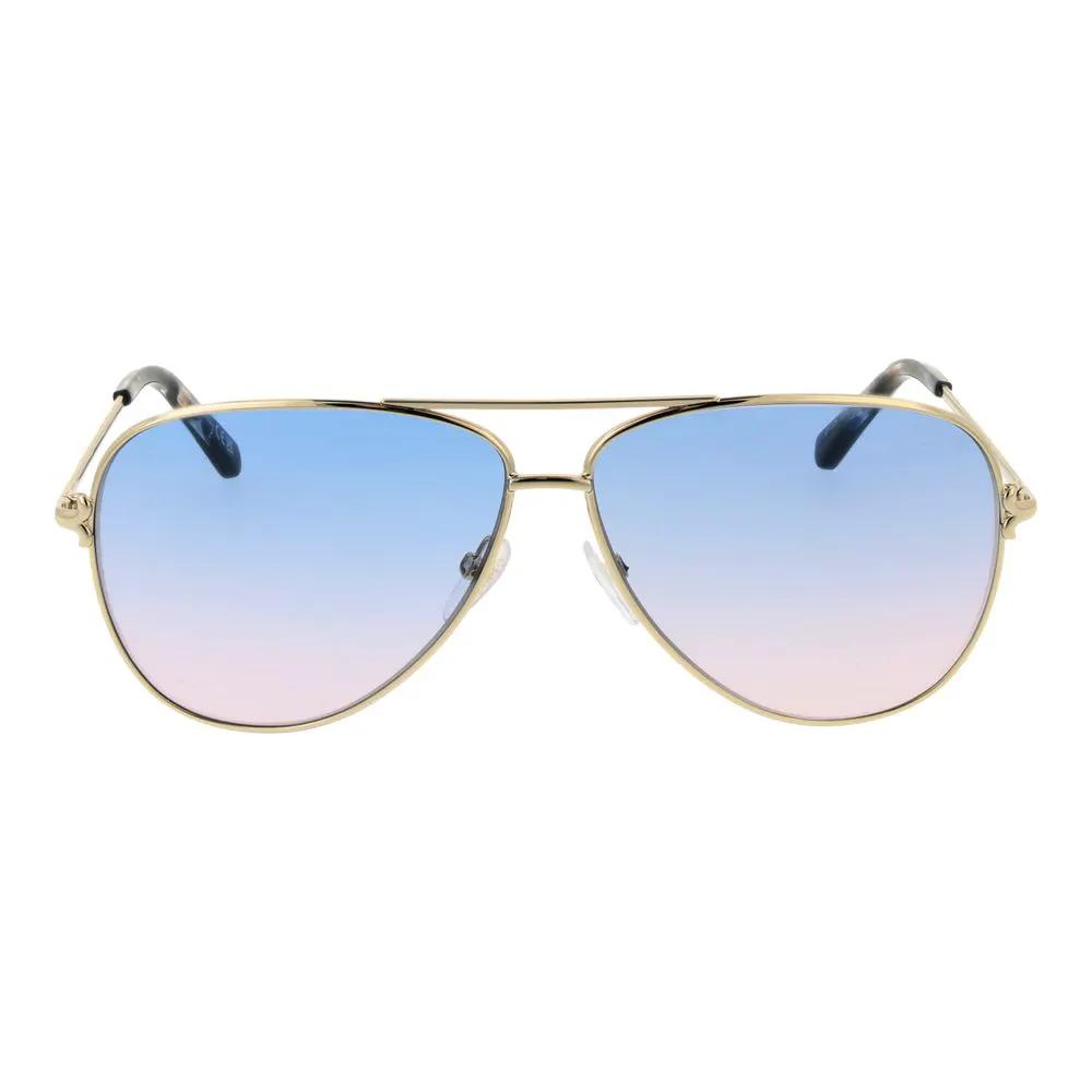 Lunettes de soleil Emilio Pucci en métal doré