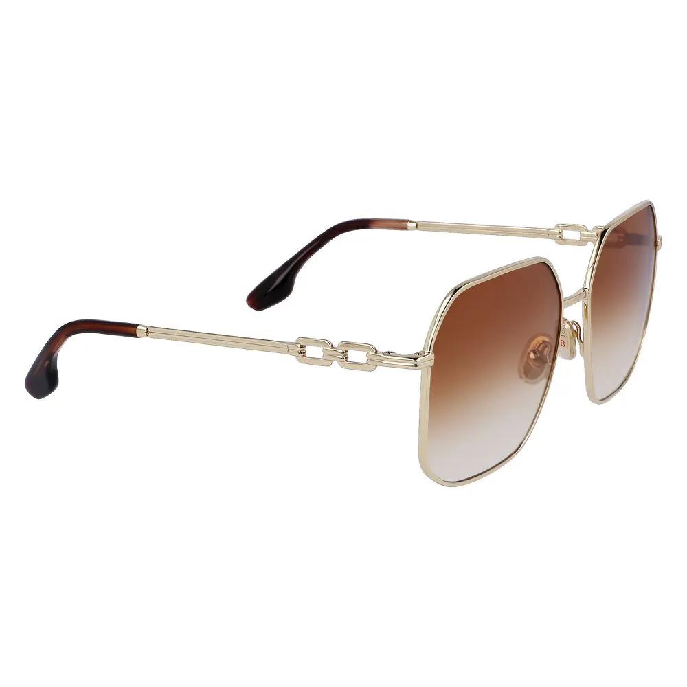 Lunettes de soleil Victoria Beckham en métal doré