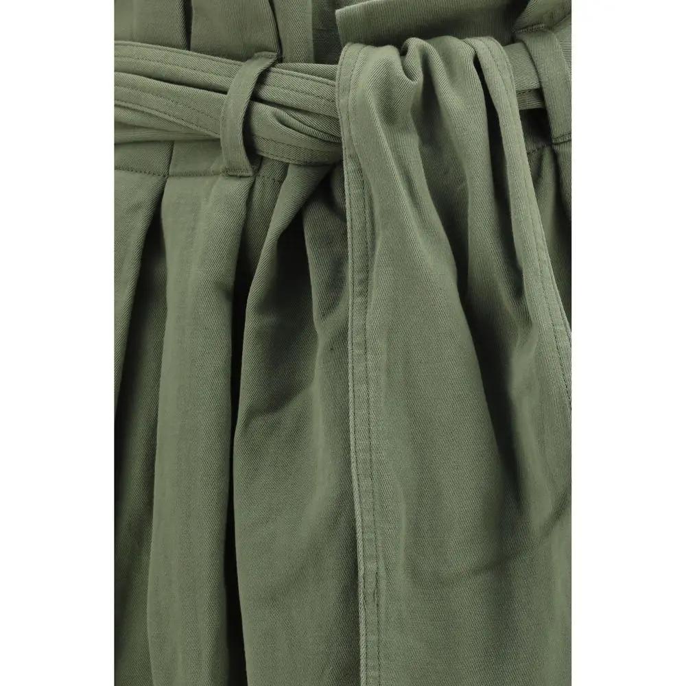 Pantalon décontracté bicolore en coton Balmain