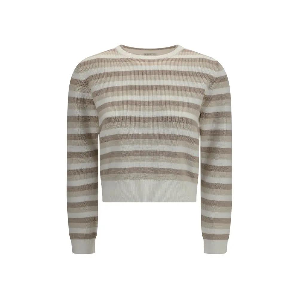 Brunello Cucinelli Multicolor Cotton Sweatshirt