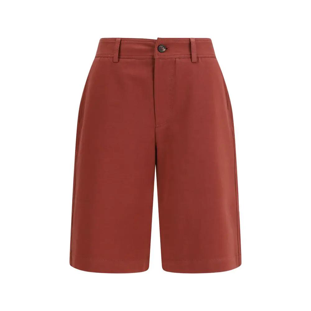 Brunello Cucinelli Multicolor Cotton Bermuda Shorts