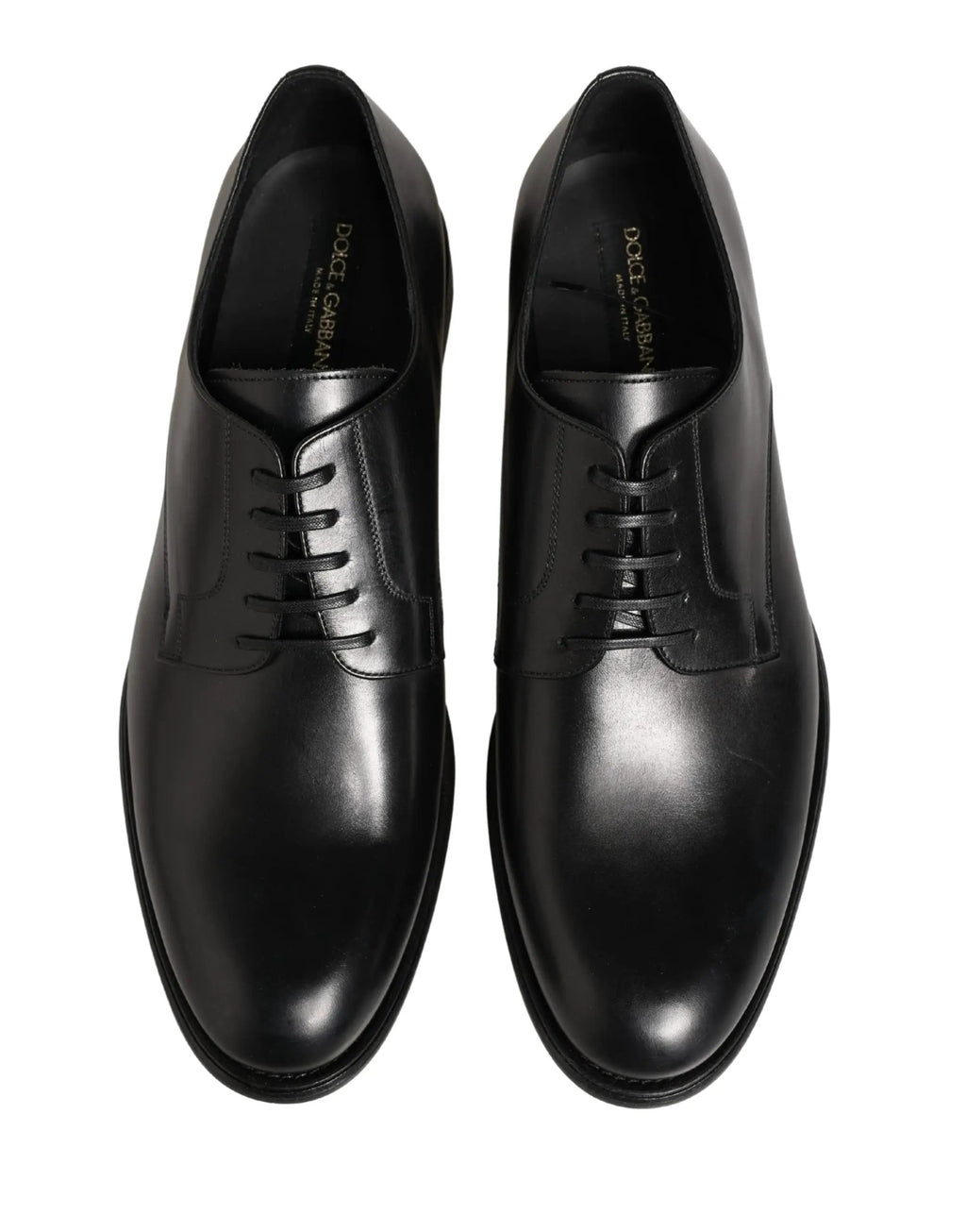 Chaussures habillées Derby pour homme Dolce &amp; Gabbana en cuir de veau noir