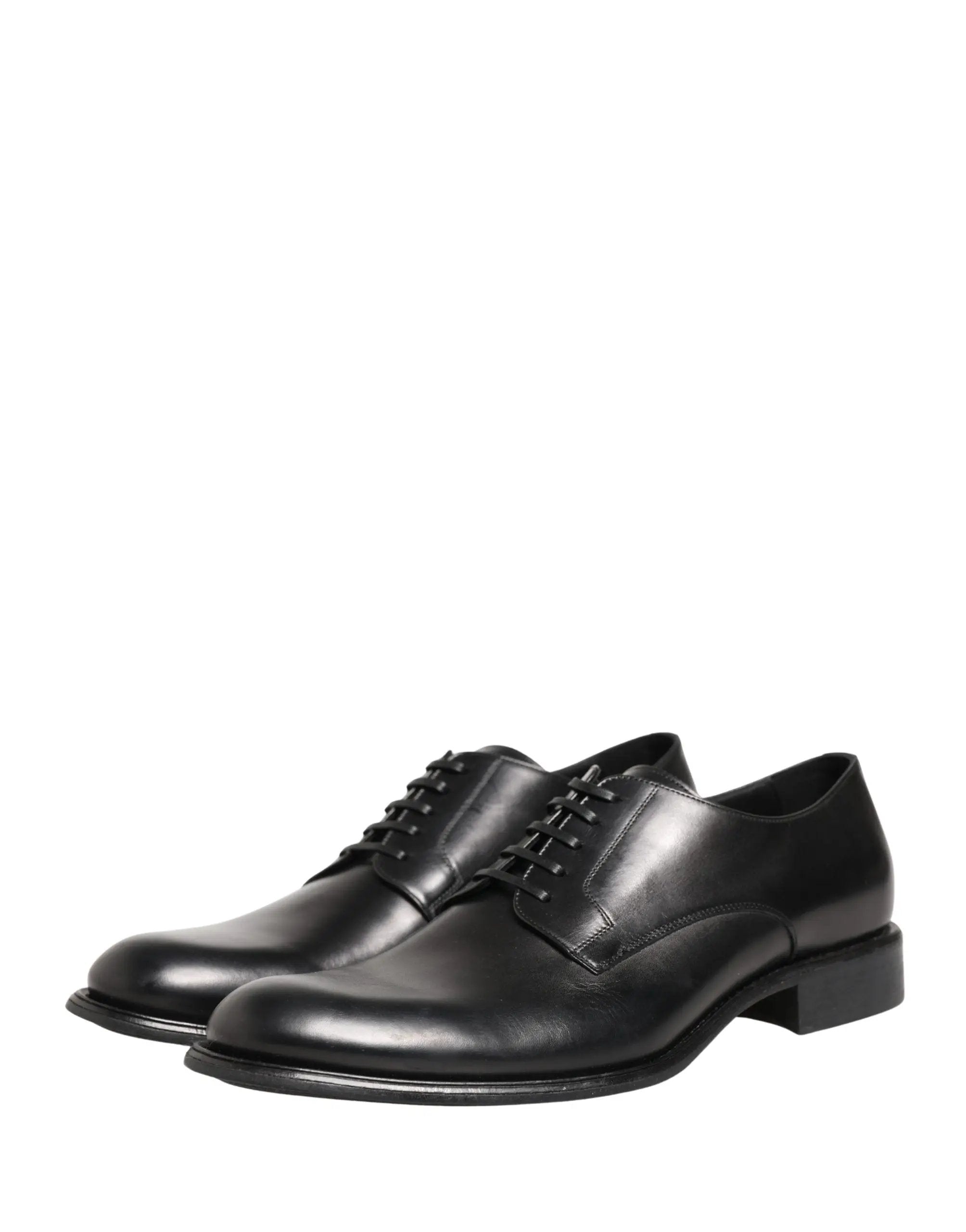 Chaussures habillées Derby pour homme Dolce &amp; Gabbana en cuir de veau noir