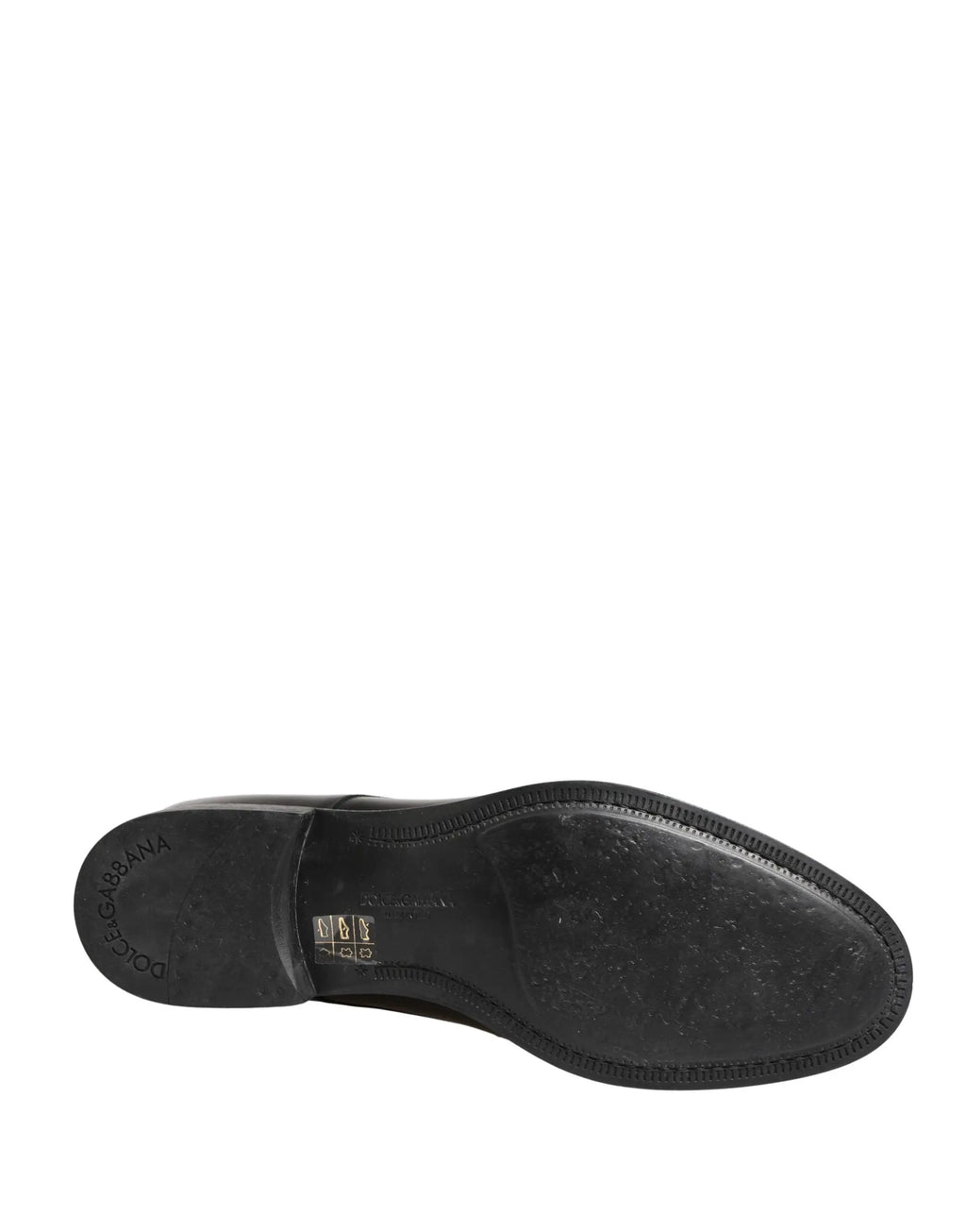 Chaussures habillées Derby pour homme Dolce &amp; Gabbana en cuir de veau noir