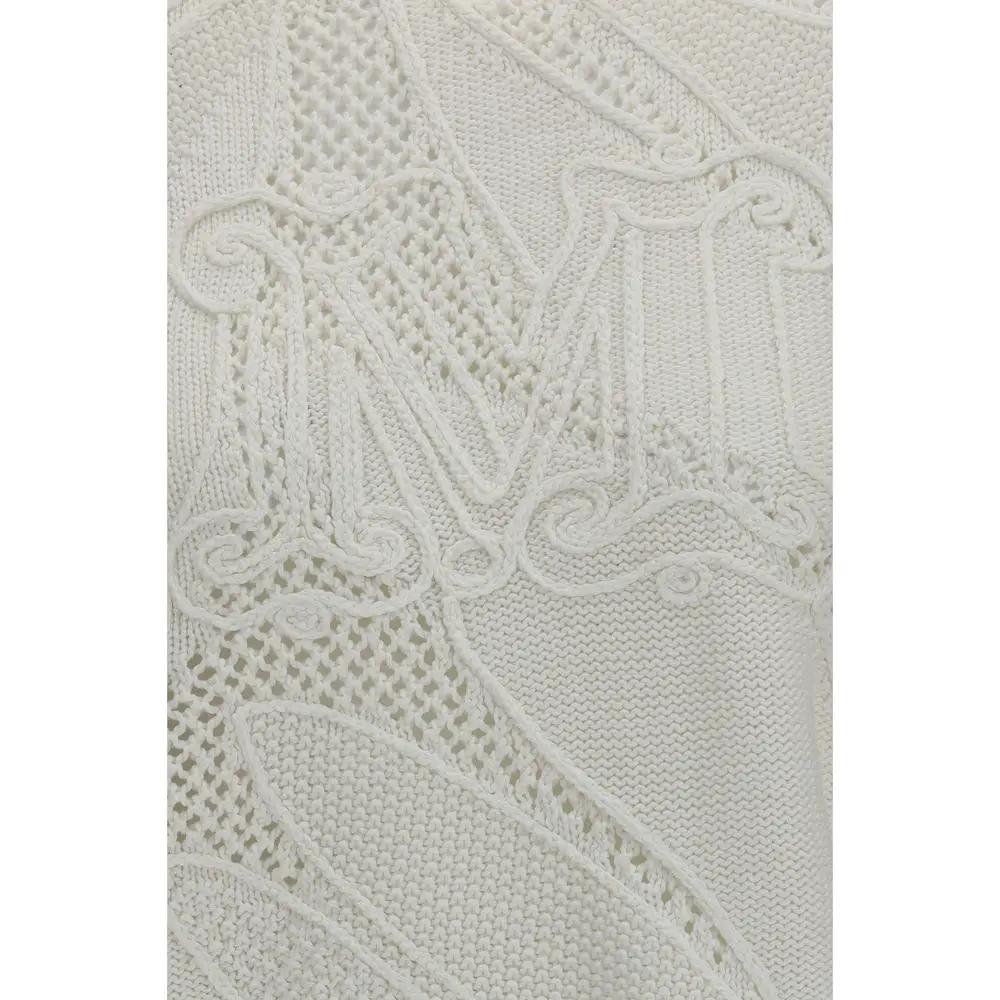 Max Mara White Cotton Sweatshirt