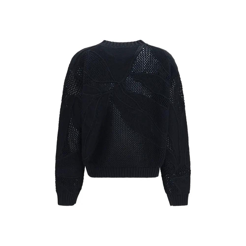 Max Mara Black Cotton Sweatshirt