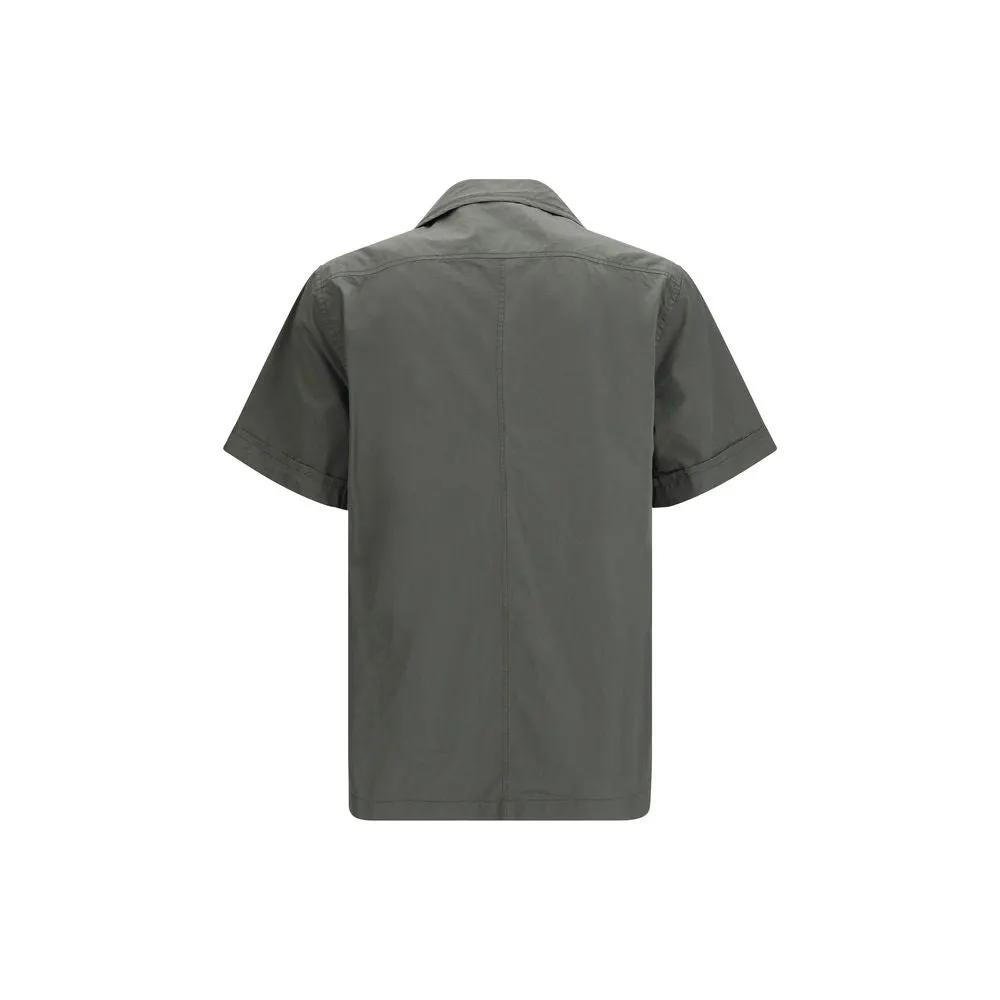 Chemise Dolce & Gabbana grise en coton à manches courtes
