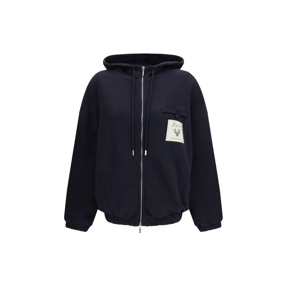 Jacquemus Blue Cotton Sweatshirt