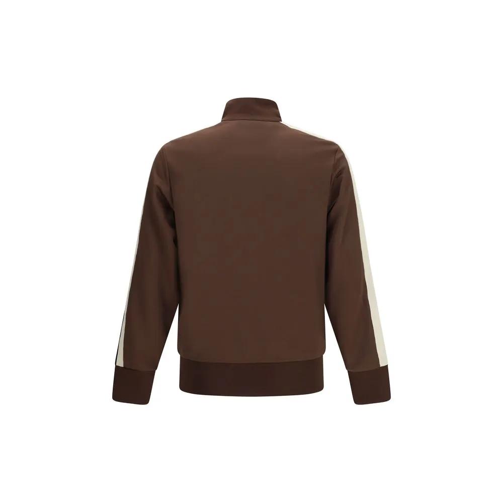 Sweat-shirt en polyester marron Palm Angels