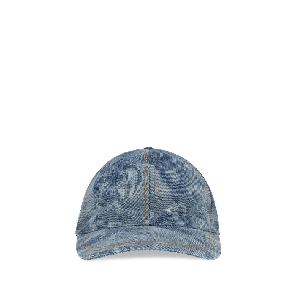 Casquette en coton bleu Marine Serre
