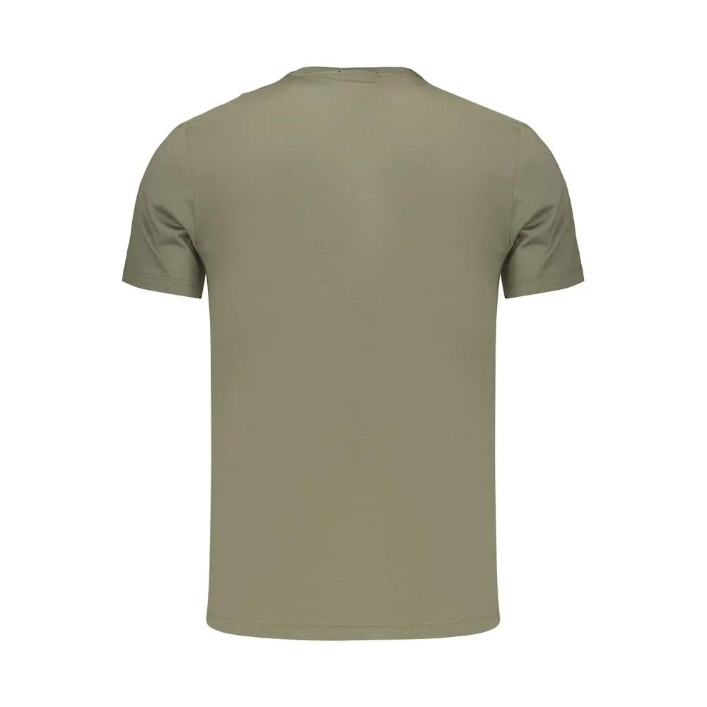 T-shirt vert en coton Calvin Klein pour homme