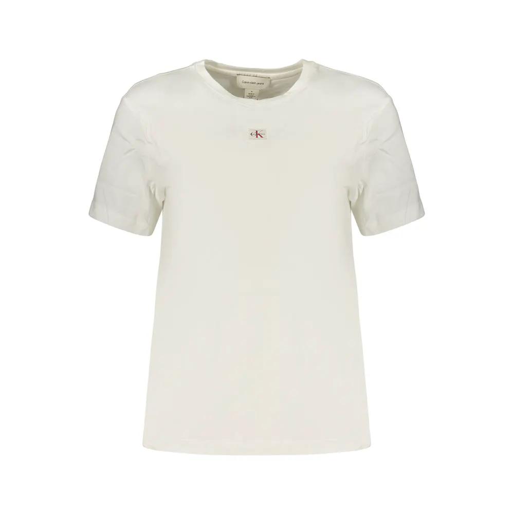Calvin Klein White Cotton Women's T-Shirt