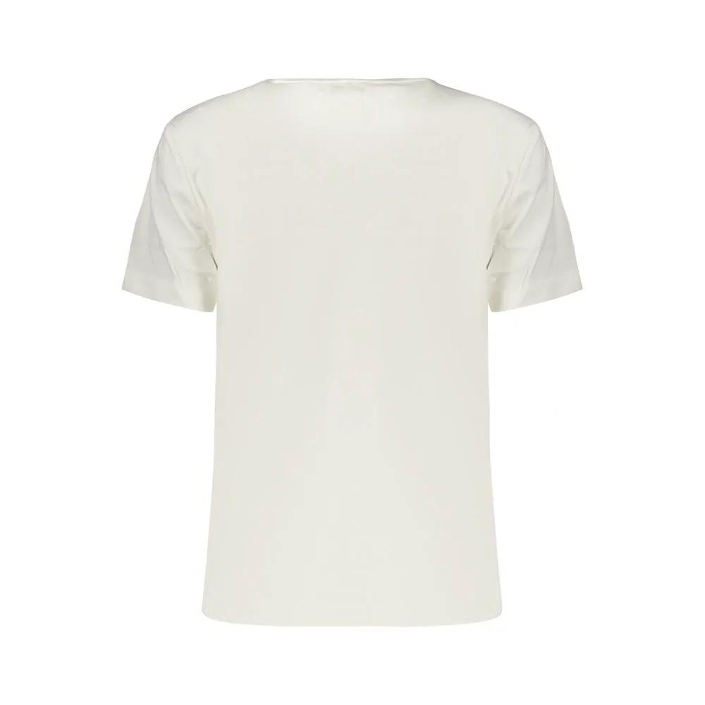 Calvin Klein White Cotton Women's T-Shirt