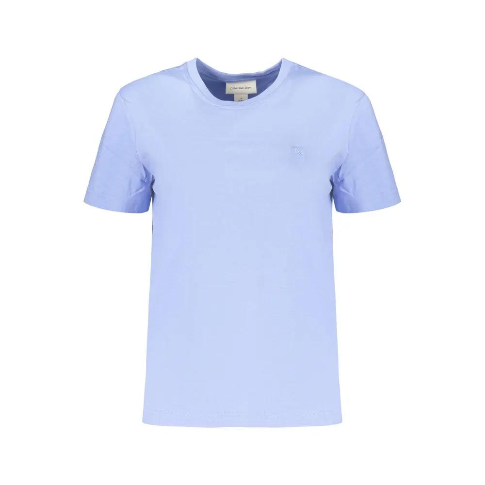 Calvin Klein Azzurro Cotton Women's T-Shirt Awaits Your Wardrobe