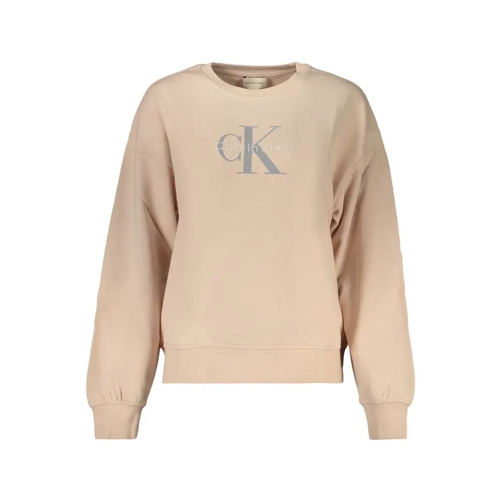 Calvin Klein Pink Cotton Women's Sweatshirt