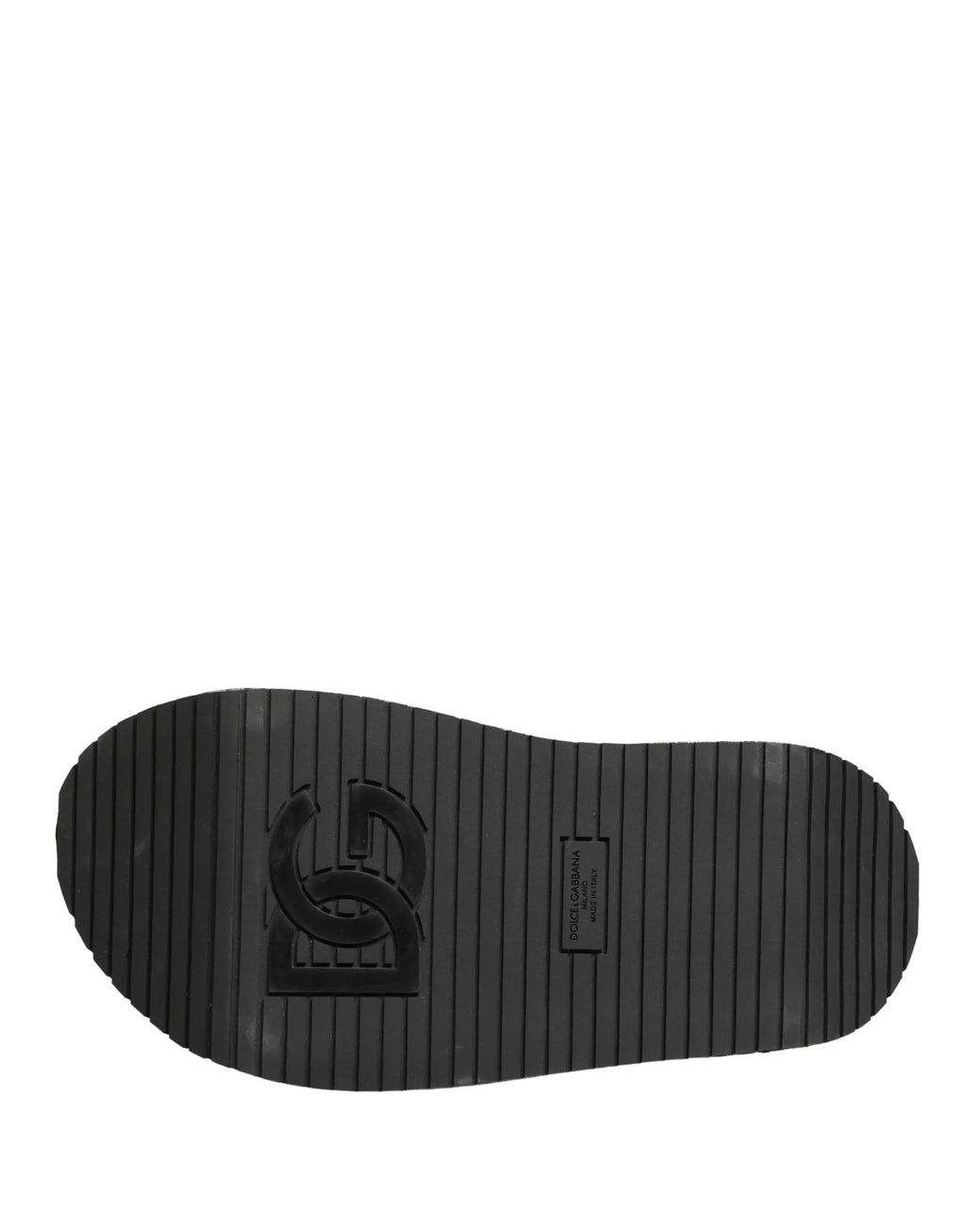Chaussures Sandales Dolce & Gabbana en Cuir Gris à Logo Monogramme