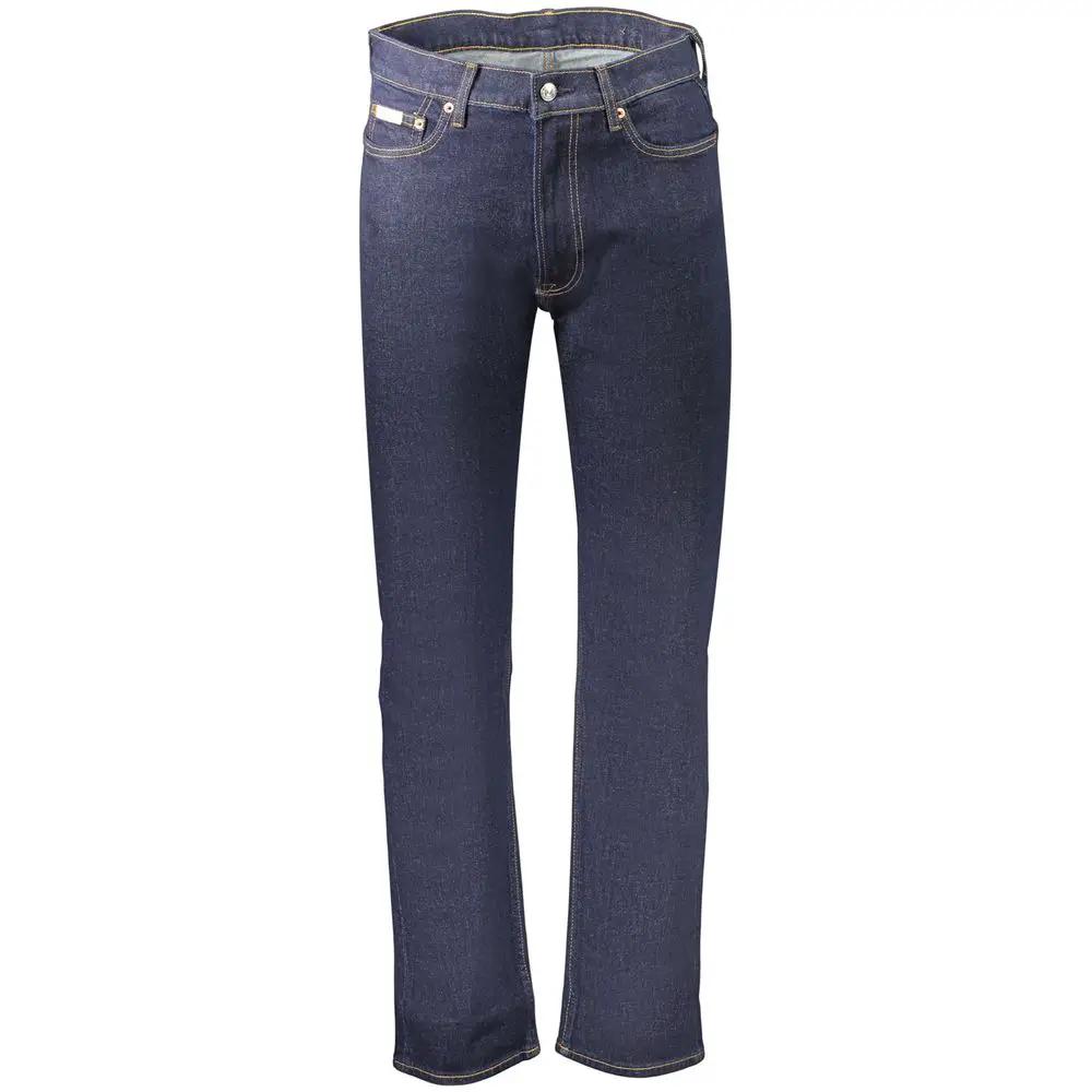 Calvin Klein Blue Cotton Men's Jeans