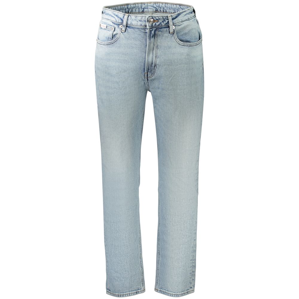 Jeans en coton Azzurro Calvin Klein pour femme