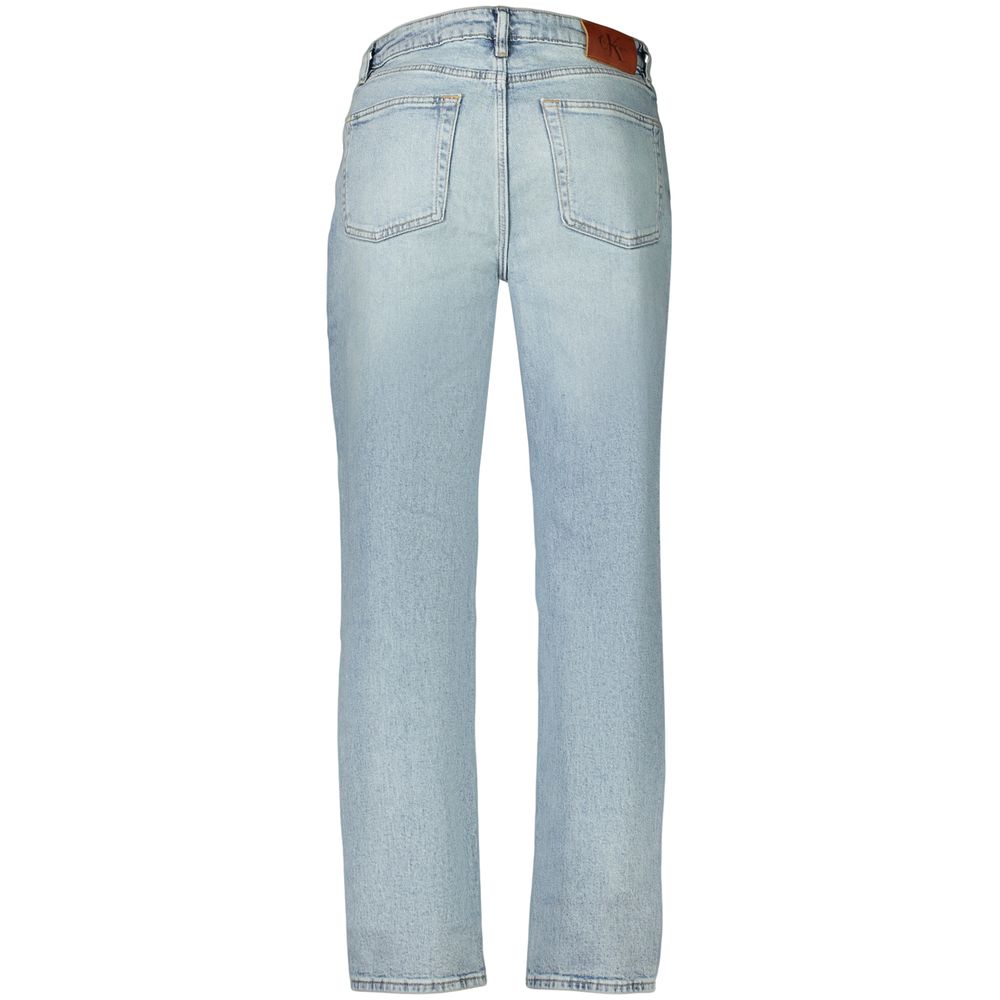 Jeans en coton Azzurro Calvin Klein pour femme