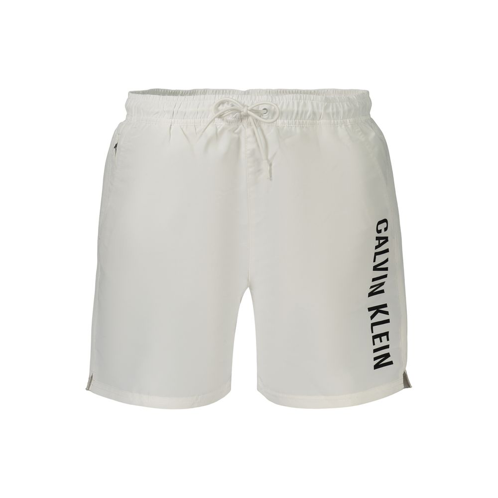 Calvin Klein Bianco Polyester Men Swimwear