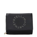 Portefeuille en cuir noir Stella McCartney