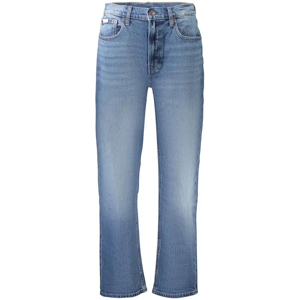 Jean pour femme en coton bleu Calvin Klein