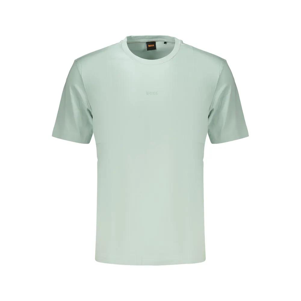 T-shirt en coton vert Hugo Boss