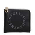 Portefeuille en cuir noir Stella McCartney